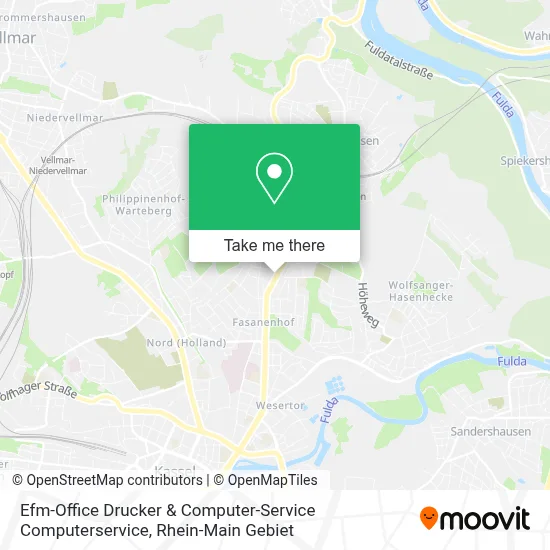 Efm-Office Drucker & Computer-Service Computerservice map