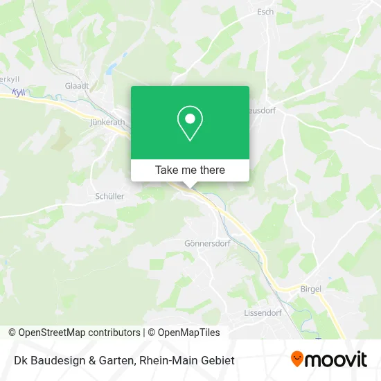 Dk Baudesign & Garten map