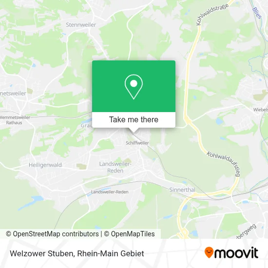 Welzower Stuben map