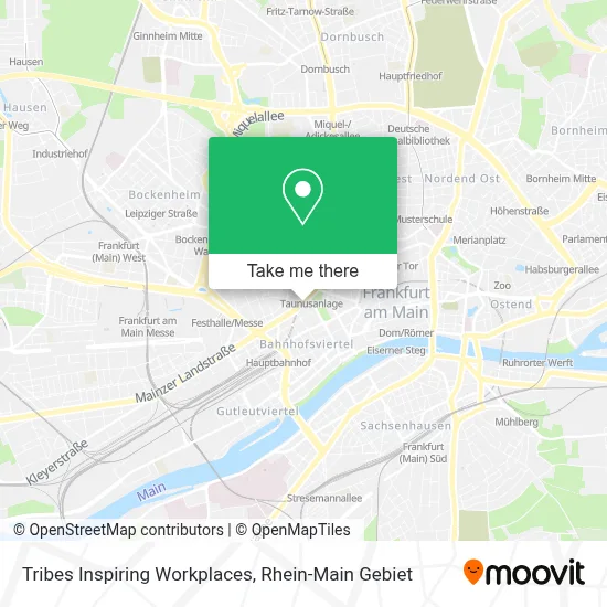 Tribes Inspiring Workplaces map