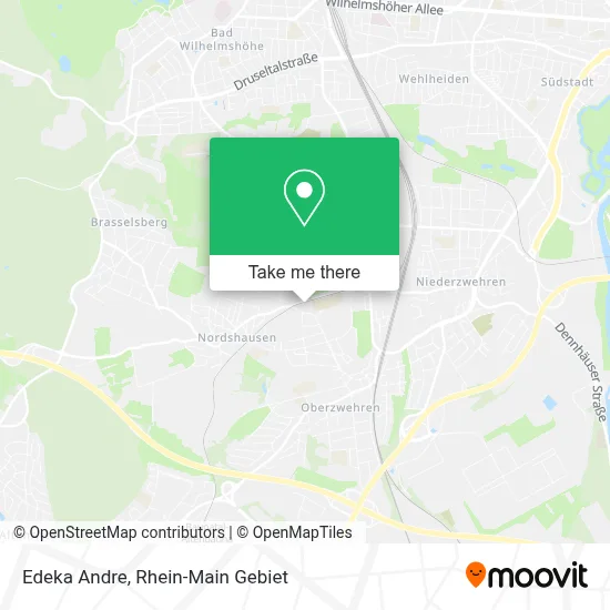 Edeka Andre map