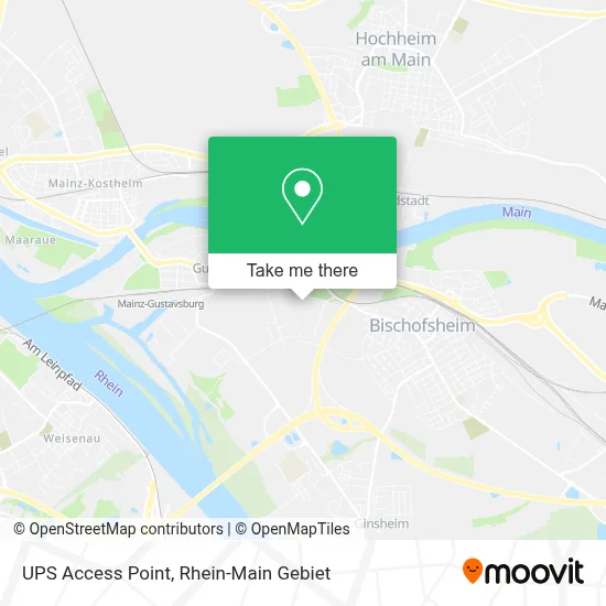 Ups Access Point map