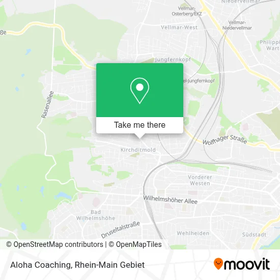 Aloha Coaching map