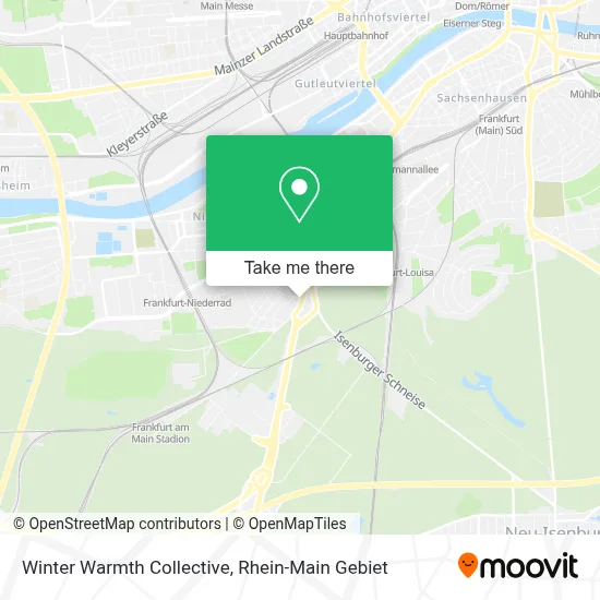 Winter Warmth Collective map