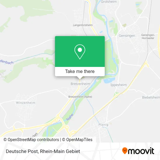 Deutsche Post map