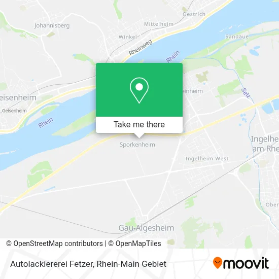 Autolackiererei Fetzer map