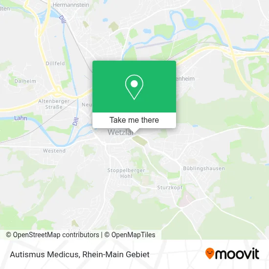 Autismus Medicus map