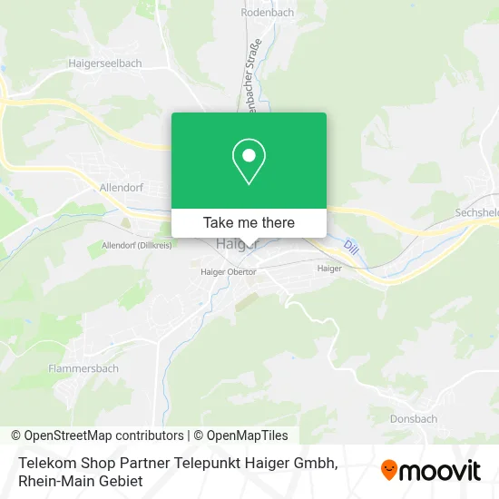 Telekom Shop Partner Telepunkt Haiger Gmbh map