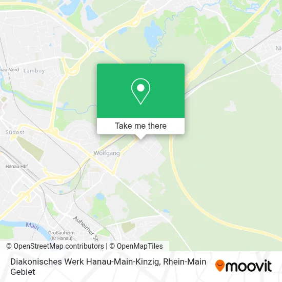Diakonisches Werk Hanau-Main-Kinzig map