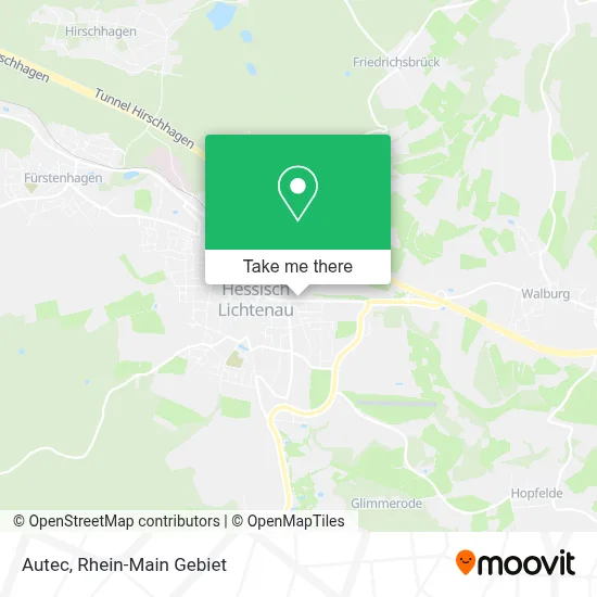 Autec map