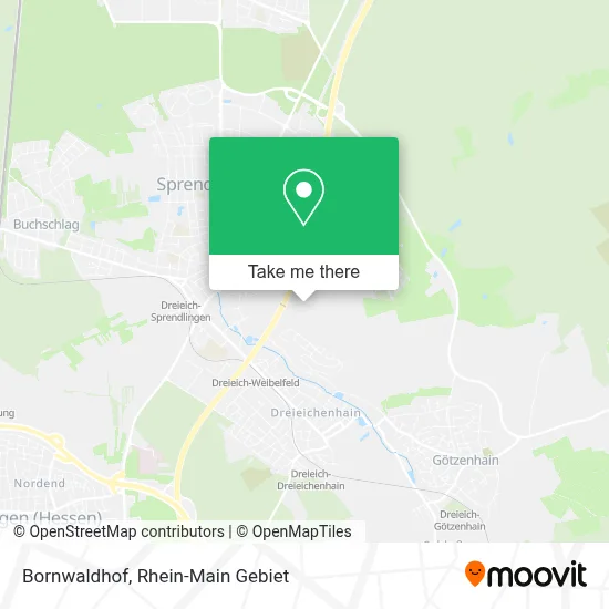 Bornwaldhof map