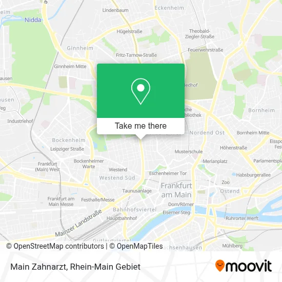 Main Zahnarzt map