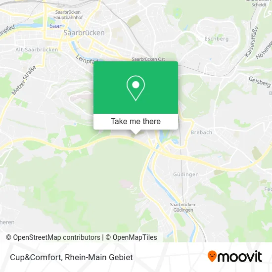 Cup&Comfort map