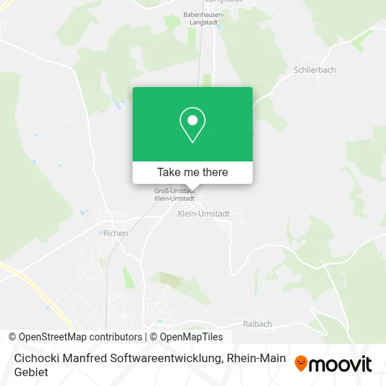 Cichocki Manfred Softwareentwicklung map