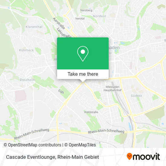 Cascade Eventlounge map