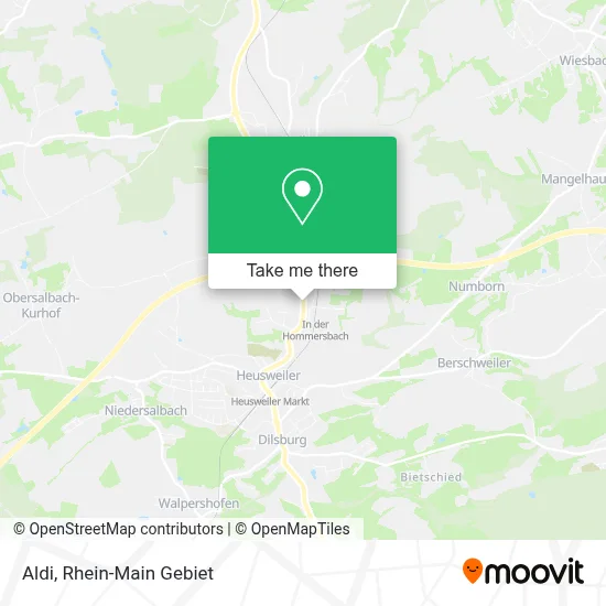 Aldi map