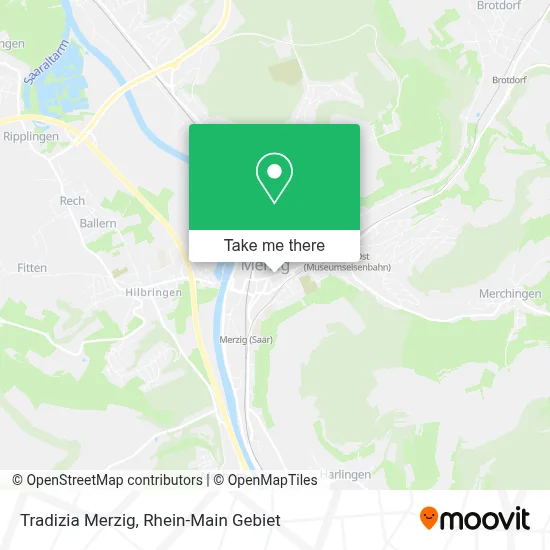 Tradizia Merzig map