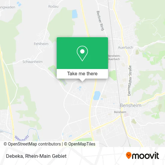 Debeka map