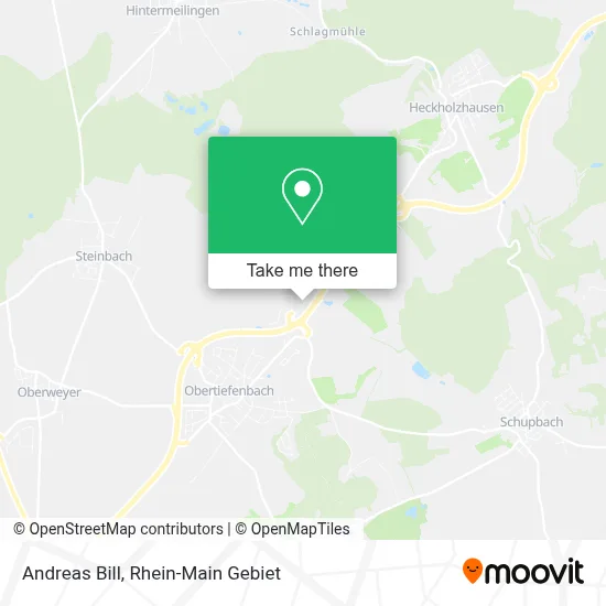 Andreas Bill map