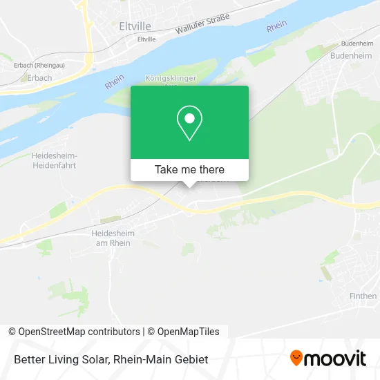 Better Living Solar map