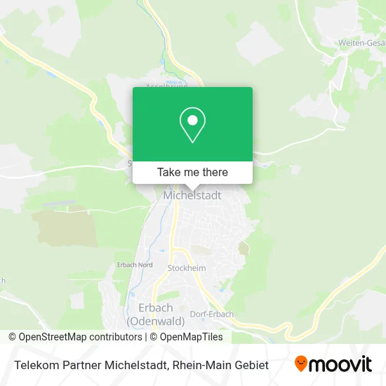 Telekom Partner Michelstadt map