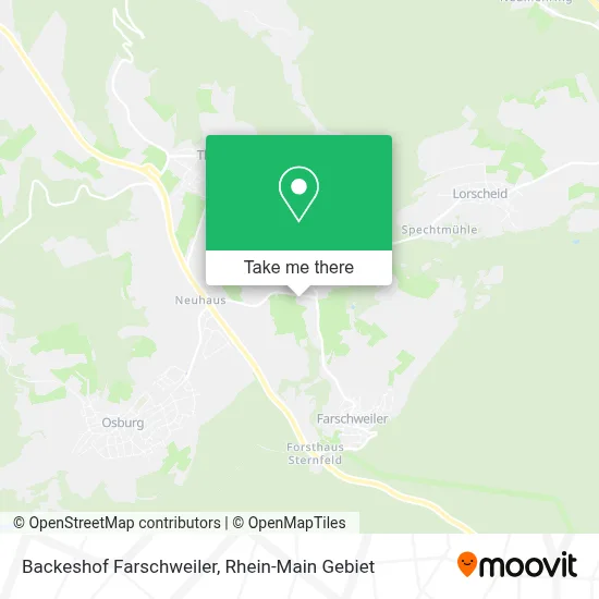 Backeshof Farschweiler map