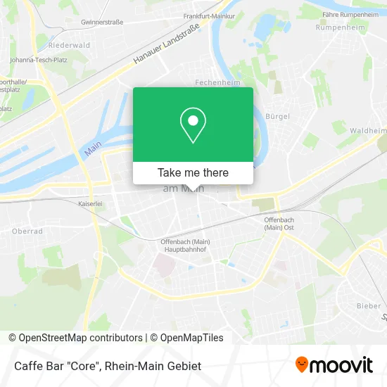 Caffe Bar "Core" map