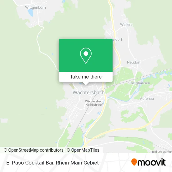 El Paso Cocktail Bar map