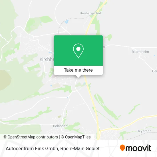 Autocentrum Fink Gmbh map