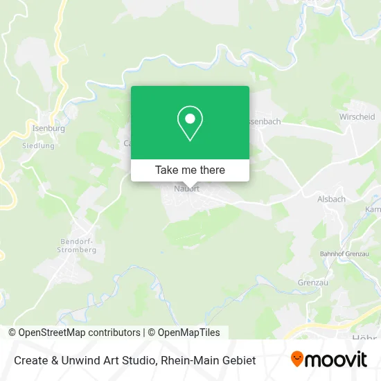 Create & Unwind Art Studio map