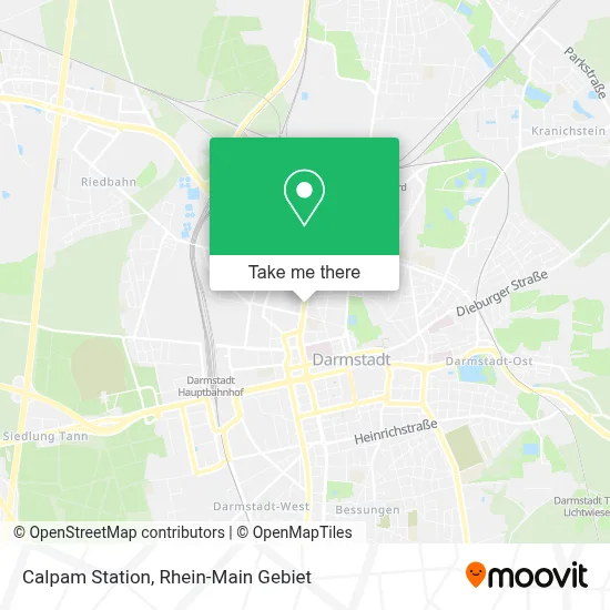 Calpam Station map