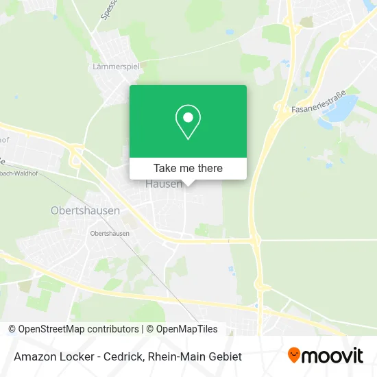 Amazon Locker - Cedrick map