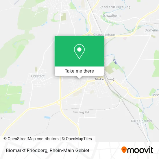 Biomarkt Friedberg map