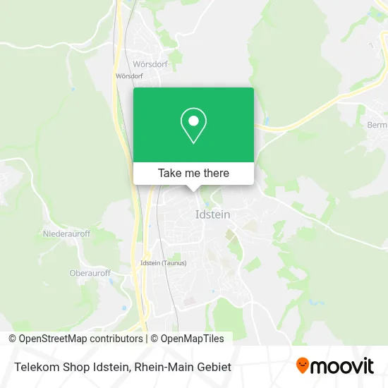 Telekom Shop Idstein map