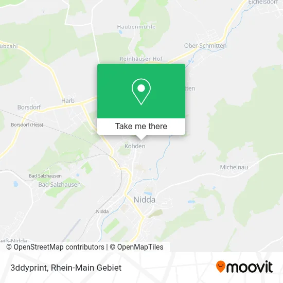 3ddyprint map