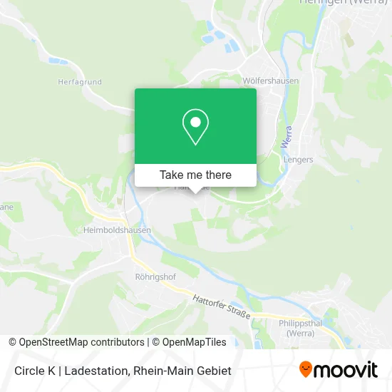 Circle K | Ladestation map