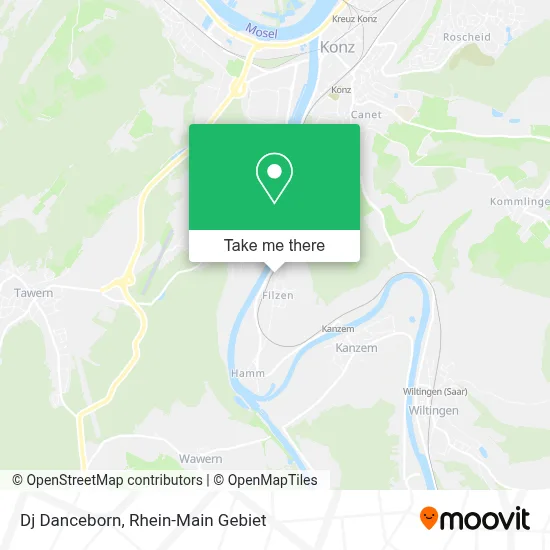 Dj Danceborn map