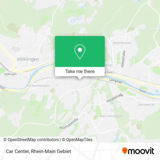 Car Center map