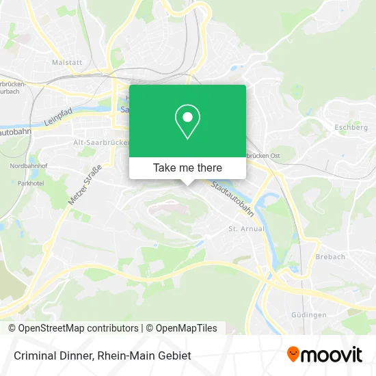 Criminal Dinner map