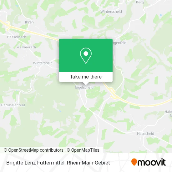 Brigitte Lenz Futtermittel map