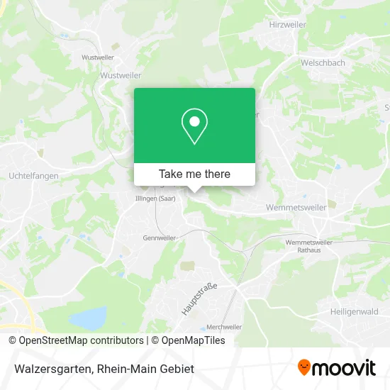Walzersgarten map