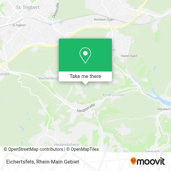 Eichertsfels map