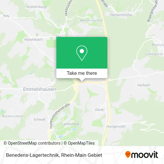 Benedens-Lagertechnik map