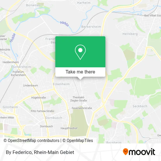 Da Federico map