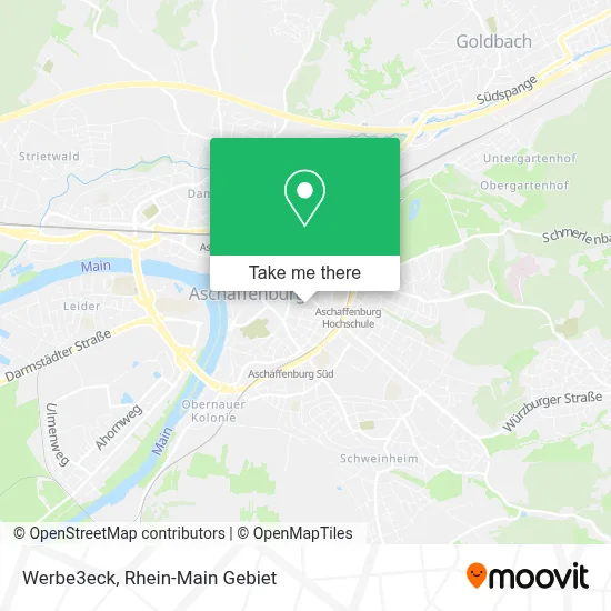 Werbe3eck map