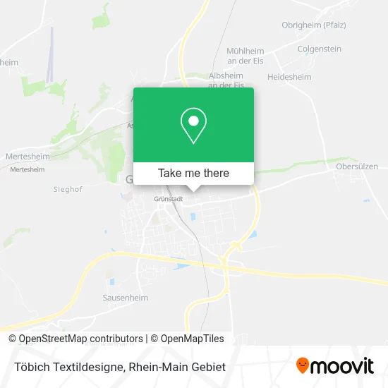 Töbich Textildesigne map