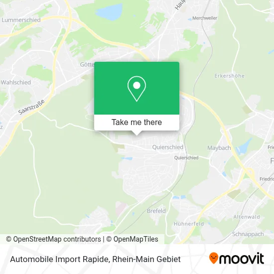 Automobile Import Rapide map