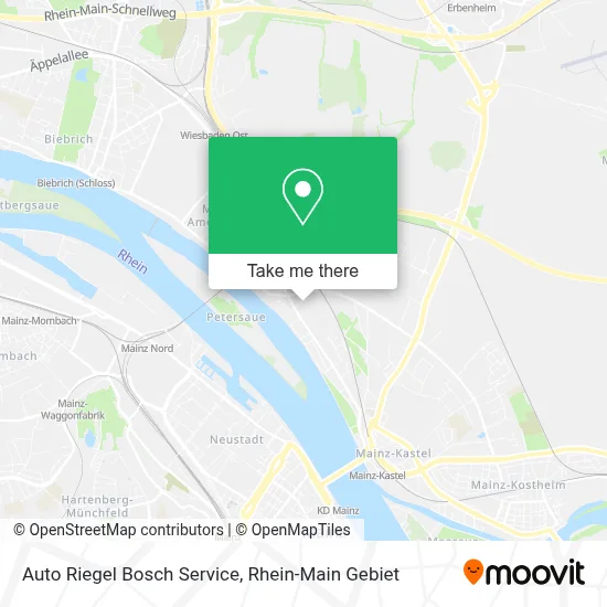 Auto Riegel Bosch Service map