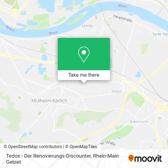 Tedox - Der Renovierungs-Discounter map