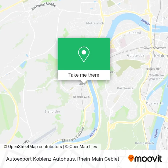 Autoexport Koblenz Autohaus map